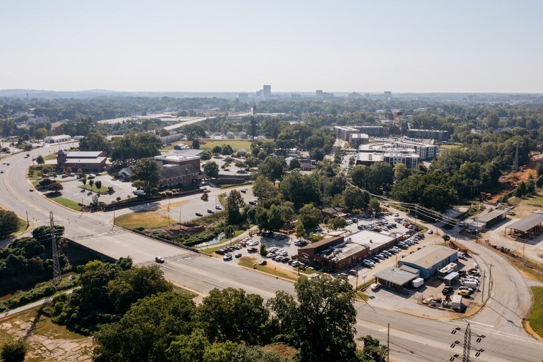 urban commercial area