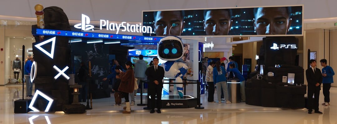 tech retail store display