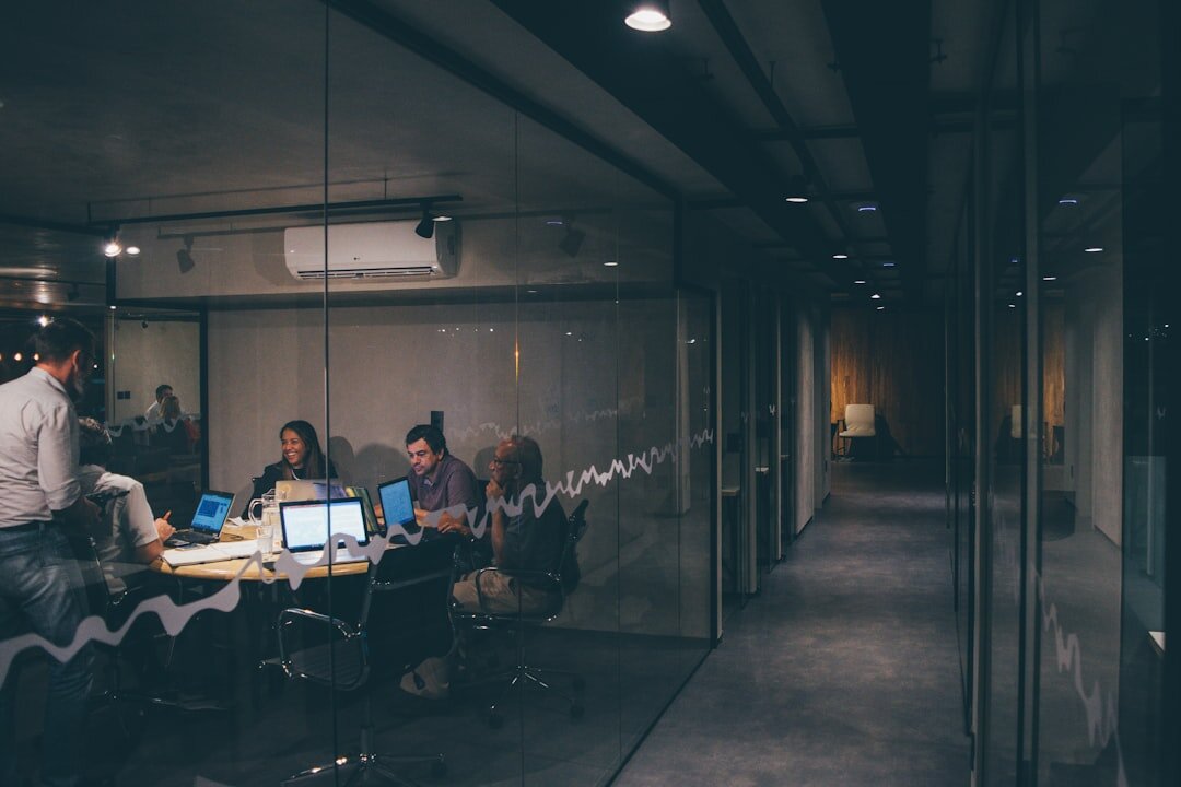 business meeting in office
